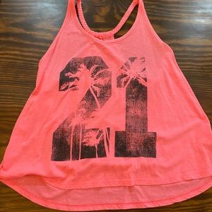 Pink tank top